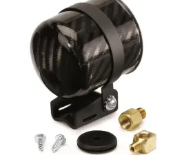 AutoMeter GAUGE MOUNT; 2 5/8in.; PEDESTAL W/CARBON FIBER CUP; FOR MECH. GAUGE