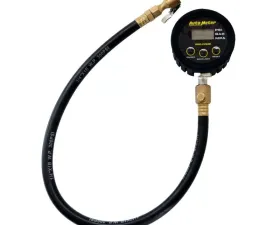 AutoMeter GAUGE; TIRE PRESS; 0-50PSI; RACE DIGITAL; BACKLIT W/MEM; INCL. CASE; PRO-COMP