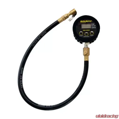 AutoMeter GAUGE; TIRE PRESS; 0-50PSI; RACE DIGITAL; BACKLIT W/MEM; INCL. CASE; PRO-COMP - 2163