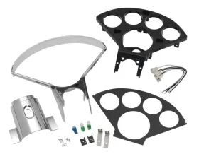 AutoMeter GAUGE MOUNT; DIRECT FIT DASH PANEL; (3 3/8in.; 2 1/16in. X4); CHEVROLET 55-56 Chevrolet 1955-1956