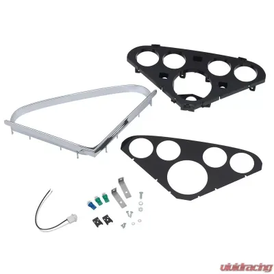 AutoMeter GAUGE MOUNT; DIRECT FIT DASH PANEL; (3 3/8in.; 2 1/16in. X4); CHEVY TRUCK 55-59 Chevrolet - 2208