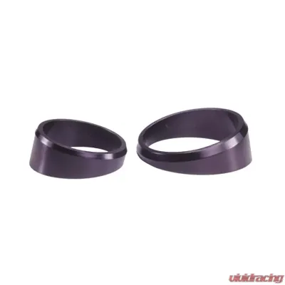 AutoMeter GAUGE MOUNT; ANGLE RINGS; 3 PCS.; BLACK; FOR 2 1/16in. GAUGES - 2234