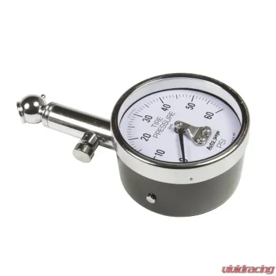 AutoMeter GAUGE; TIRE PRESSURE; ANALOG; 60PSI; WHITE DIAL; W/PEAK HOLD; AUTOGAGE - 2343