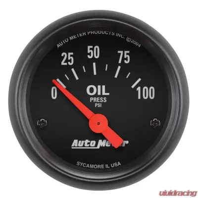 AutoMeter GAUGE; OIL PRESSURE; 2 1/16in.; 100PSI; ELECTRIC; Z-SERIES - 2634