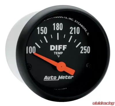 AutoMeter GAUGE; DIFFERENTIAL TEMP; 2 1/16in.; 100-250deg.F; ELECTRIC; Z-SERIES - 2636