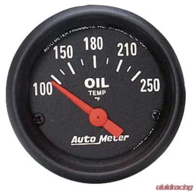 AutoMeter GAUGE; OIL TEMP; 2 1/16in.; 100-250deg.F; ELECTRIC; Z-SERIES - 2638