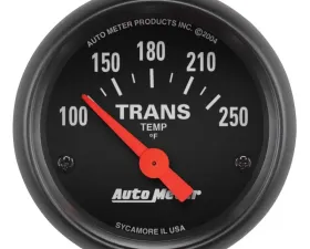 AutoMeter GAUGE; TRANSMISSION TEMP; 2 1/16in.; 100-250deg.F; ELECTRIC; Z-SERIES