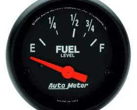 AutoMeter GAUGE; FUEL LEVEL; 2 1/16in.; 73OE TO 10OF; ELEC; Z-SERIES