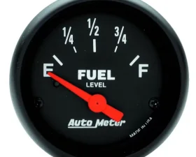 AutoMeter GAUGE; FUEL LEVEL; 2 1/16in.; 240OE TO 33OF; ELEC; Z-SERIES