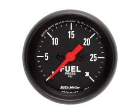 AutoMeter GAUGE; FUEL PRESSURE; 2 1/16in.; 30PSI; DIGITAL STEPPER MOTOR; Z-SERIES