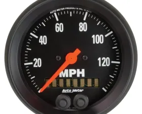 AutoMeter GAUGE; SPEEDOMETER; 3 3/8in.; 140MPH; GPS; Z-SERIES