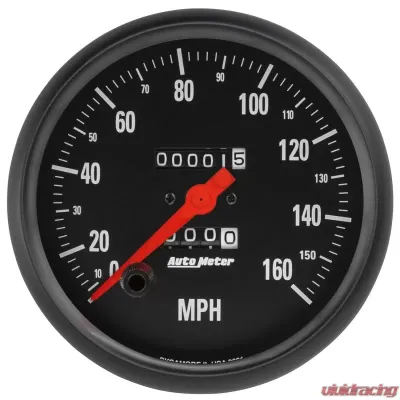 AutoMeter GAUGE; SPEEDOMETER; 5in.; 160MPH; MECHANICAL; Z-SERIES - 2691