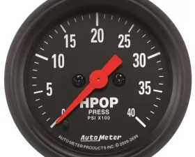 AutoMeter GAUGE; HIGH PRESS OIL PUMP; 2 1/16in.; 4KPSI; DIGITAL STEPPER MOTOR; Z-SERIES