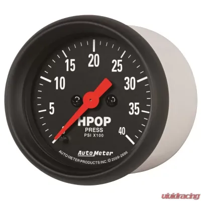 AutoMeter GAUGE; HIGH PRESS OIL PUMP; 2 1/16in.; 4KPSI; DIGITAL STEPPER MOTOR; Z-SERIES - 2696