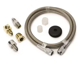 AutoMeter LINE; BRAIDED STAINLESS STEEL; #3 DIA.; 3FT. LENGTH;-3AN AND 1/8in. NPTF FITTING