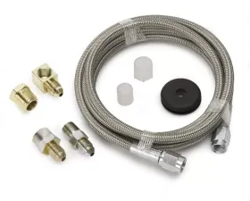 AutoMeter LINE; BRAIDED STAINLESS STEEL; #3 DIA.; 6FT. LENGTH;-3AN AND 1/8in. NPTF FITTING