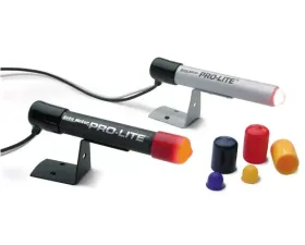 AutoMeter WARNING LIGHT; BLACK MINI PRO-LITE; INCL RED; YELLOW; BLUE BULB BOOTS/NIGHT COVE