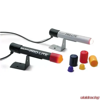 AutoMeter WARNING LIGHT; BLACK MINI PRO-LITE; INCL RED; YELLOW; BLUE BULB BOOTS/NIGHT COVE - 3239