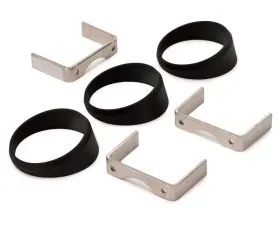 AutoMeter GAUGE MOUNT; ANGLE RINGS; 3 PCS.; BLACK; FOR 2 5/8in. GAUGES