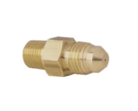 AutoMeter FITTING; RESTRICTOR ADAPTER;-4AN MALE TO 1/8in. NPT (M); STEEL; FUEL/NITROUS