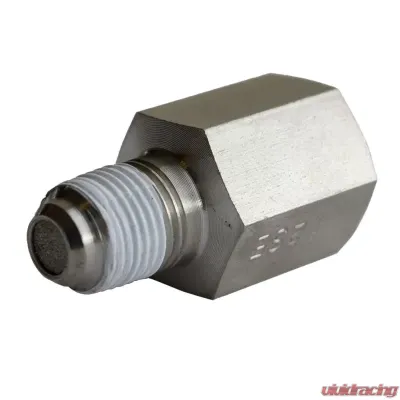 AutoMeter FITTING; SNUBBER ADAPTER; 1/8in. NPT FEMALE TO 1/8in. NPT MALE; SST; FOR FUEL PR - 3279