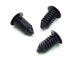 AutoMeter RATCHET FASTENERS; 10 PCS.; BLACK; FOR GAUGE POD/PILLAR INSTALLATION