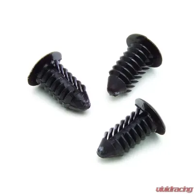 AutoMeter RATCHET FASTENERS; 10 PCS.; BLACK; FOR GAUGE POD/PILLAR INSTALLATION - 3281