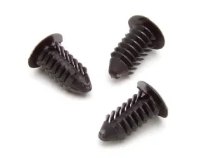 AutoMeter RATCHET FASTENERS; 100 PCS.; BLACK; FOR GAUGE POD/PILLAR INSTALLATION