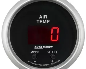 AutoMeter GAUGE; AIR TEMP; DUAL; 2 1/16in.; 0-300deg.F; DIGITAL; SPORT-COMP