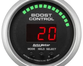 AutoMeter GAUGE; BOOST CONTROLLER; 2 1/16in.; 30INHG-30PSI; INCL. SOLENOID; DIGITAL; SC