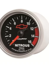 AutoMeter GAUGE; NITROUS PRESSURE; 2 1/16in.; 1600PSI; DIGITAL STEPPER MOTOR; CHEVY RED BO                                     - 3674-00406 - Image 4