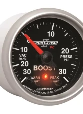 AutoMeter GAUGE; VAC/BOOST; 2 1/16in.; 30INHG-30PSI; STEPPER MOTOR W/PK/WRN; SPORT-COMP II                                     - 3677 - Image 5