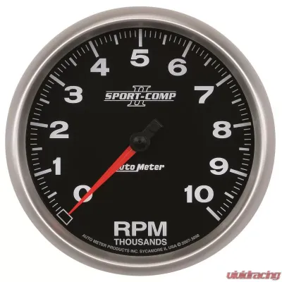 AutoMeter GAUGE; TACHOMETER; 5in.; 10K RPM; IN-DASH; SPORT-COMP II - 3698