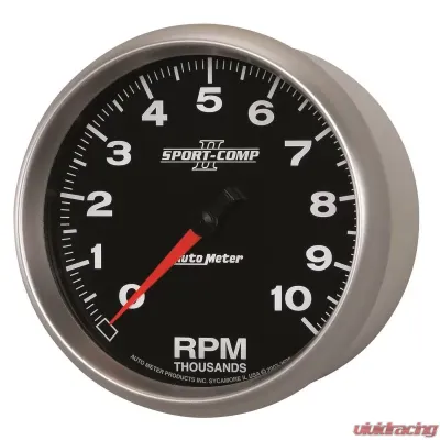 AutoMeter GAUGE; TACHOMETER; 5in.; 10K RPM; IN-DASH; SPORT-COMP II - 3698