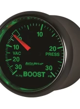 AutoMeter GAUGE; VAC/BOOST; 2 1/16in.; 30INHG-30PSI; MECHANICAL; GS                                     - 3803 - Image 2