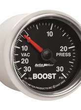 AutoMeter GAUGE; VAC/BOOST; 2 1/16in.; 30INHG-30PSI; MECHANICAL; GS                                     - 3803 - Image 4