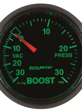 AutoMeter GAUGE; VAC/BOOST; 2 1/16in.; 30INHG-30PSI; MECHANICAL; GS                                     - 3803 - Image 3