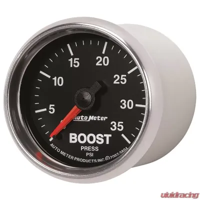 AutoMeter GAUGE; BOOST; 2 1/16in.; 35PSI; MECHANICAL; GS - 3804