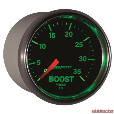 AutoMeter GAUGE; BOOST; 2 1/16in.; 35PSI; MECHANICAL; GS - 3804