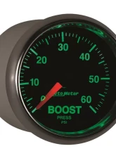 AutoMeter GAUGE; BOOST; 2 1/16in.; 60PSI; MECHANICAL; GS                                     - 3805 - Image 6