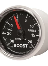 AutoMeter GAUGE; VAC/BOOST; 2 1/16in.; 30INHG-20PSI; MECHANICAL; GS                                     - 3807 - Image 2