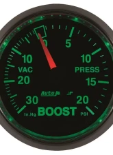 AutoMeter GAUGE; VAC/BOOST; 2 1/16in.; 30INHG-20PSI; MECHANICAL; GS                                     - 3807 - Image 4