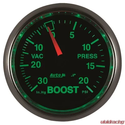 AutoMeter GAUGE; VAC/BOOST; 2 1/16in.; 30INHG-20PSI; MECHANICAL; GS - 3807