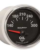 AutoMeter GAUGE; OIL TEMP; 2 1/16in.; 140-300deg.F; ELECTRIC; GS                                     - 3848 - Image 5