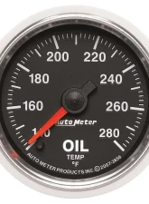 AutoMeter GAUGE; OIL TEMP; 2 1/16in.; 140-280deg.F; DIGITAL STEPPER MOTOR; GS                                     - 3856 - Image 6