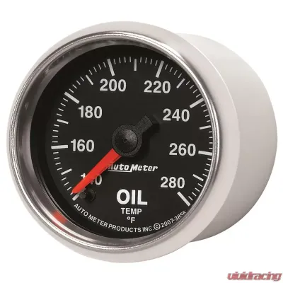 AutoMeter GAUGE; OIL TEMP; 2 1/16in.; 140-280deg.F; DIGITAL STEPPER MOTOR; GS - 3856