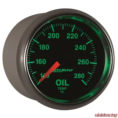 AutoMeter GAUGE; OIL TEMP; 2 1/16in.; 140-280deg.F; DIGITAL STEPPER MOTOR; GS - 3856