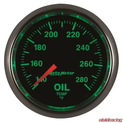 AutoMeter GAUGE; OIL TEMP; 2 1/16in.; 140-280deg.F; DIGITAL STEPPER MOTOR; GS - 3856