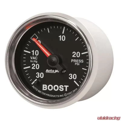 AutoMeter GAUGE; VAC/BOOST; 2 1/16in.; 30INHG-30PSI; DIGITAL STEPPER MOTOR; GS - 3859