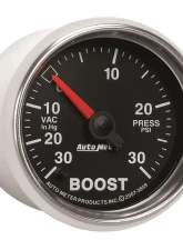 AutoMeter GAUGE; VAC/BOOST; 2 1/16in.; 30INHG-30PSI; DIGITAL STEPPER MOTOR; GS                                     - 3859 - Image 5